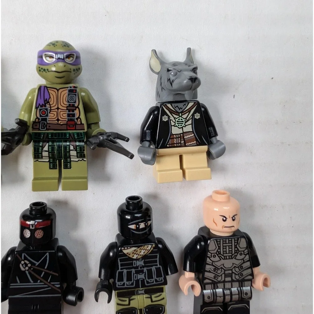 Lego 79117 TMNT Minifigure lot Splinter Shredder Turtles Foot Soldiers